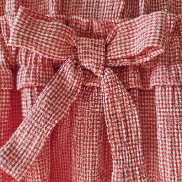 Iris & Ivy | Vintage Red Gingham Print  Dress Size Small - Picture 4 of 6
